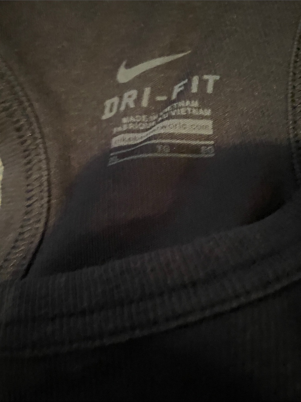 Nike Black Racerback Tank with Orange Princeton Logo
